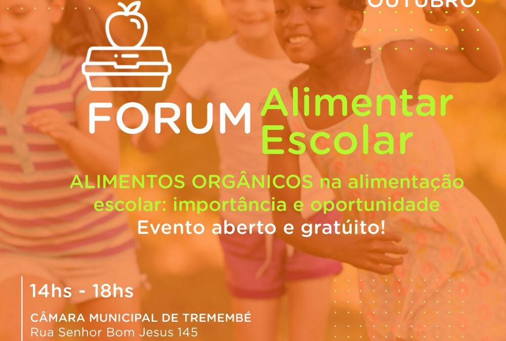 Abacates do Brasil presente no Forum Alimentar Escolar