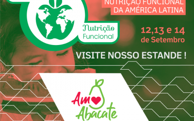 Abacates do Brasil no maior Congresso de Nutrição Funcional do País
