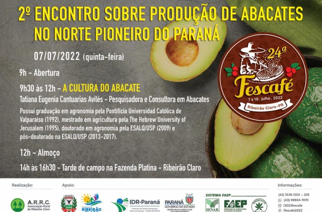 2º Encontro sobre Produção de Abacates no Norte Pioneiro do Paraná