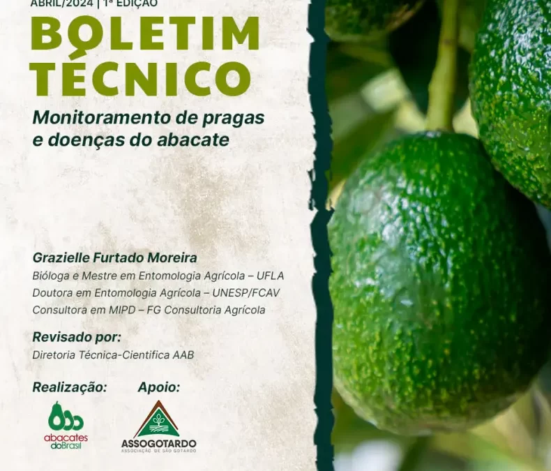 Boletim Técnico – Monitoramento de pragas e doenças do abacate